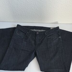 Diesel Men's Deep Indigo Relaxed Jeans